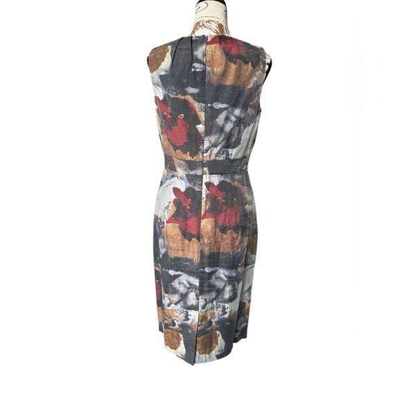 Adrianna Papell Floral Pattern Midi Length Sleeveless Dress size 6 - Picture 6 of 9